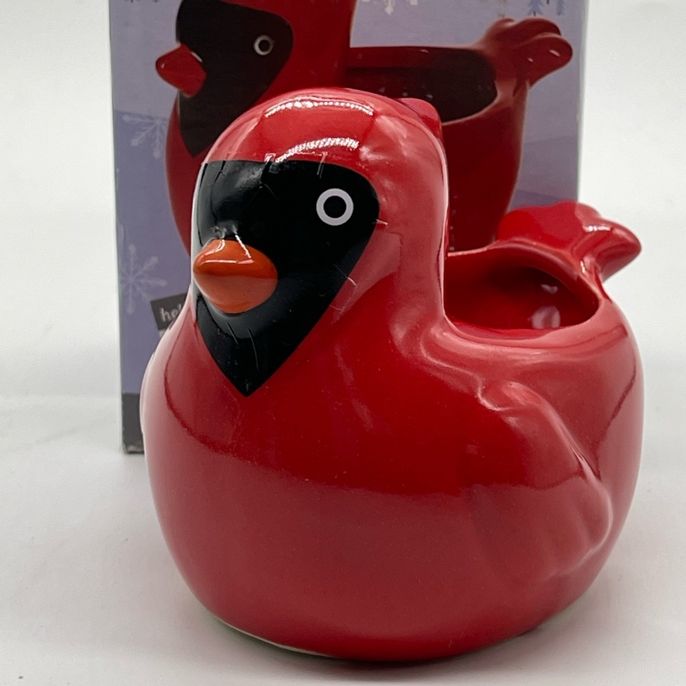 New Cardinal Planter Holiday Bird Animal Planter Plant Pot